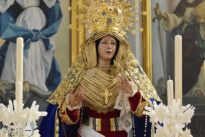 Bendición de la nueva imagen de María Santísima del Sagrario.